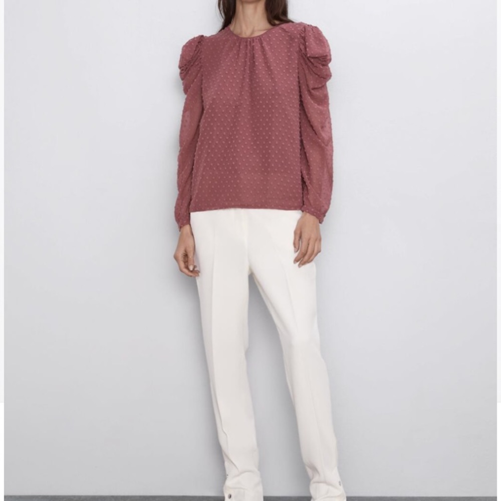Zara - Ruffled Blouse - Picture 3 of 7